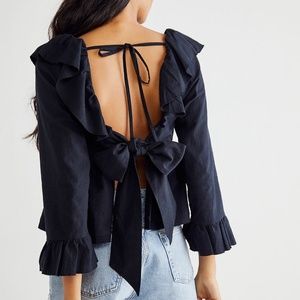 NWOT Free People Tulla Babydoll Blouse